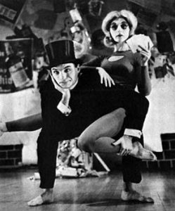 Murray Louis durante uno spettacolo di danza